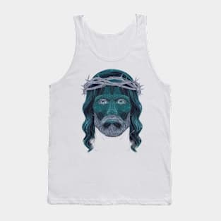 Jesus head Tank Top